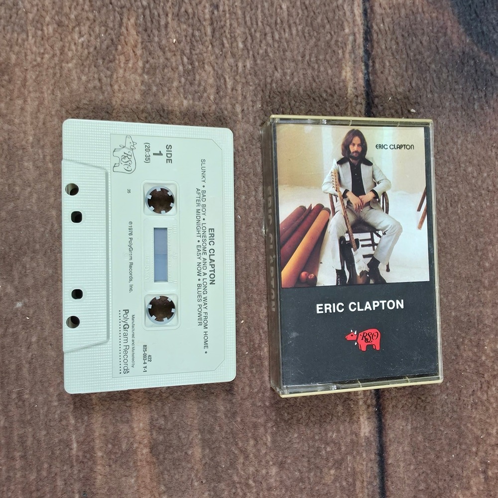 Eric Clapton Cassette Tape Album RSO 825-093-4 Good After Midnight Blues Power